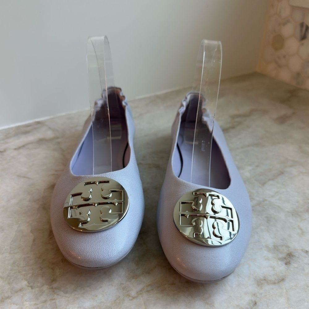 Tory Burch Claire Ballet Flat - Spring Lavender Color‎ Size 8.5 - Picture 5 of 13